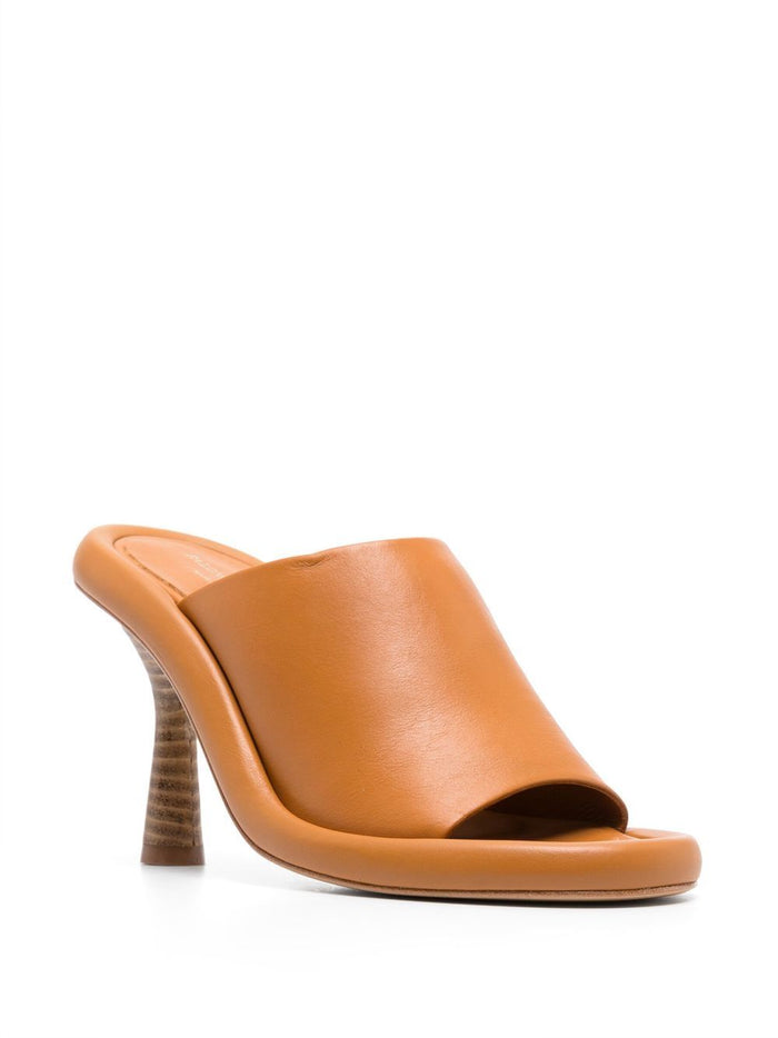 Paloma Barcelò Sandals Yellow Sole: Calf Leather