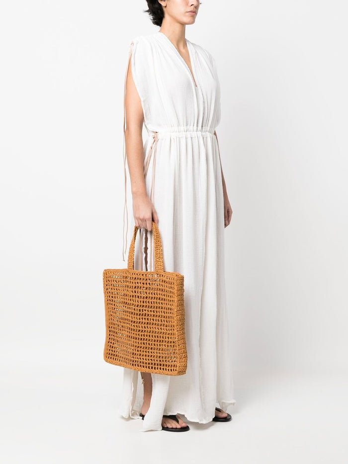 Chica Bags Brown Raffia