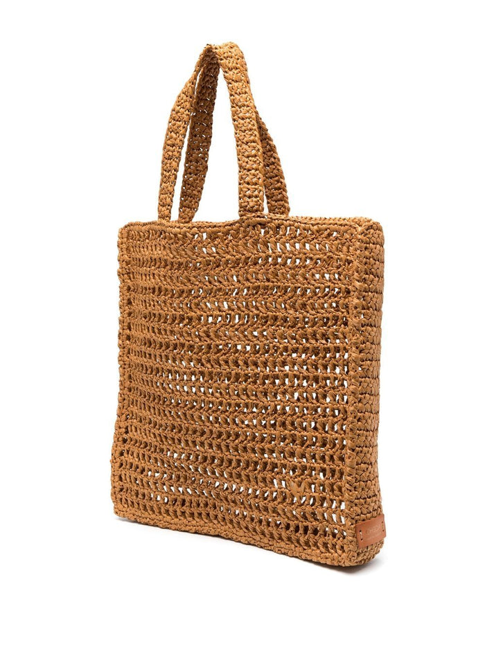 Chica Bags Brown Raffia