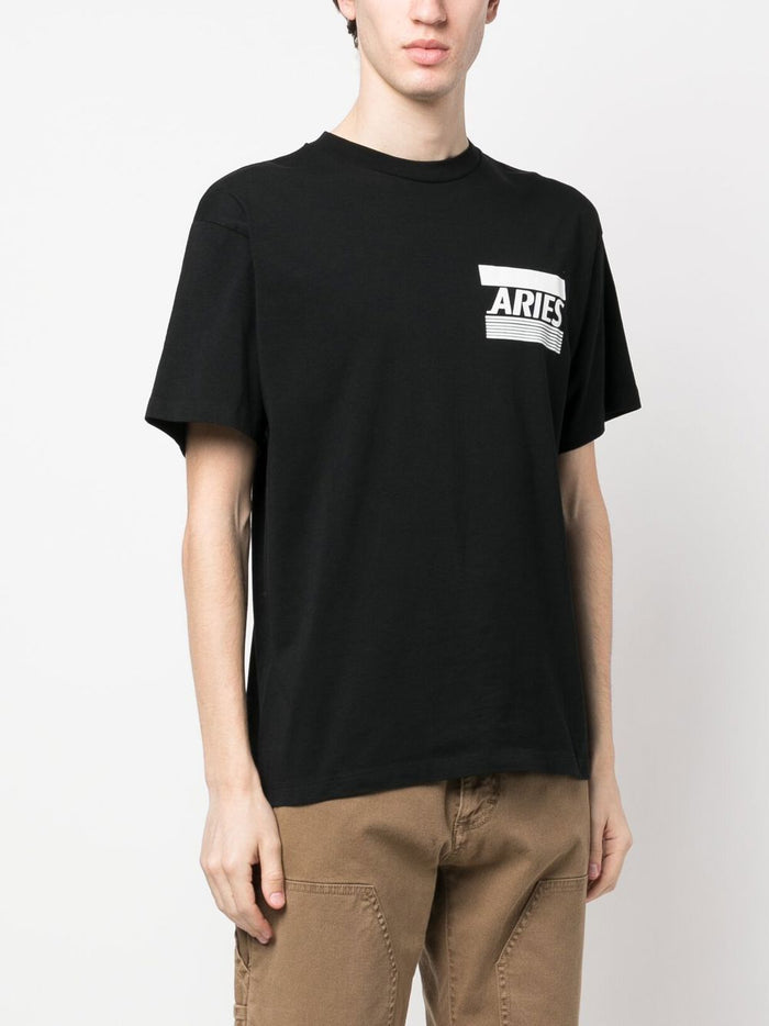 Aries T-Shirts And Polos Black Cotton