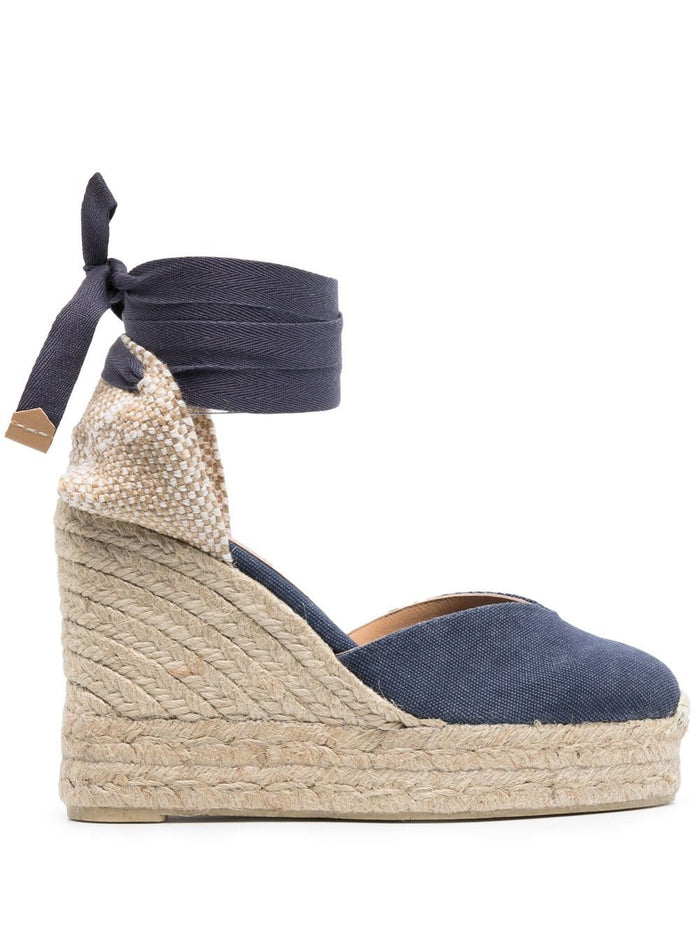Castaner Flat Shoes Blue Outer: Fabric