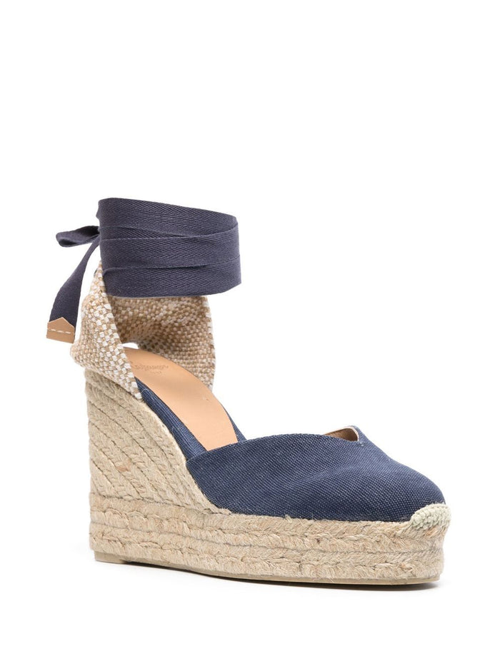 Castaner Flat Shoes Blue Outer: Fabric