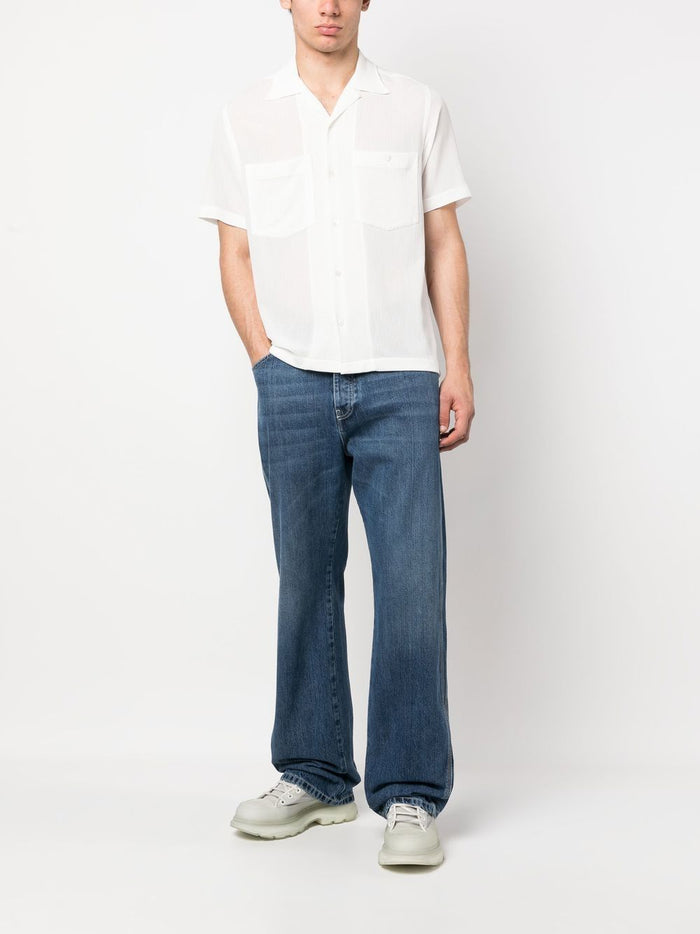 Alexander McQueen Jeans Blue Lining: Polyester