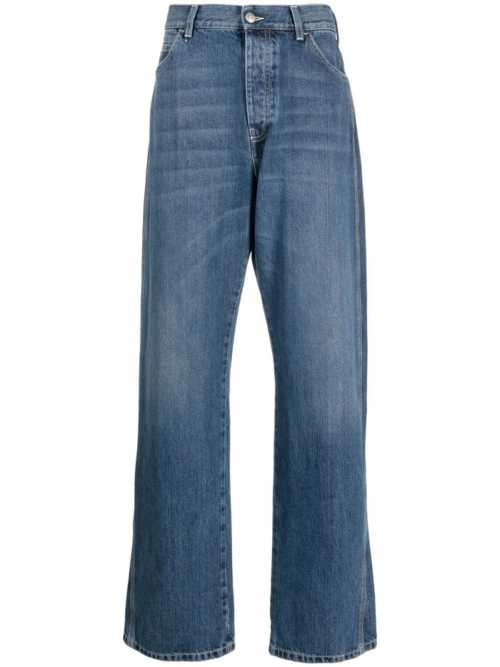 Alexander McQueen Jeans Blue Lining: Polyester