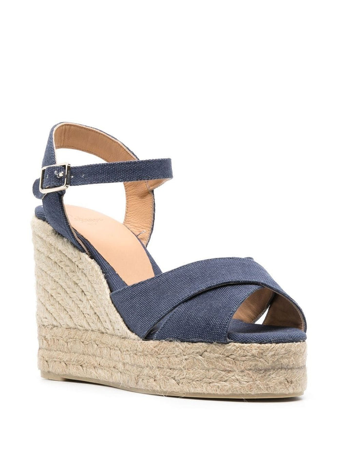 Castaner Sandals Blue Outer: Fabric