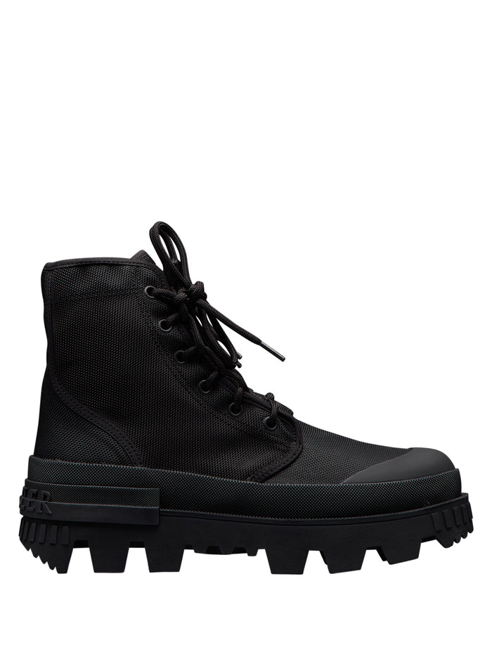 MONCLER HYKE Boots Black Synthetic->polyester100 %