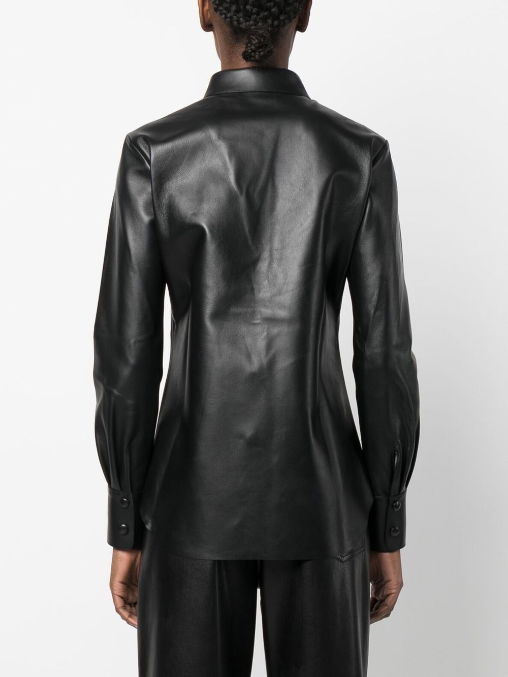 Chloè Shirts Black Lamb Skin