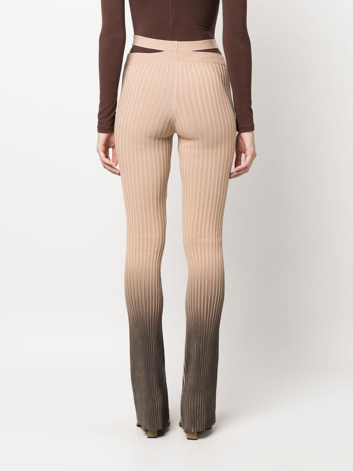 Andrea Adamo Trousers Brown Viscose