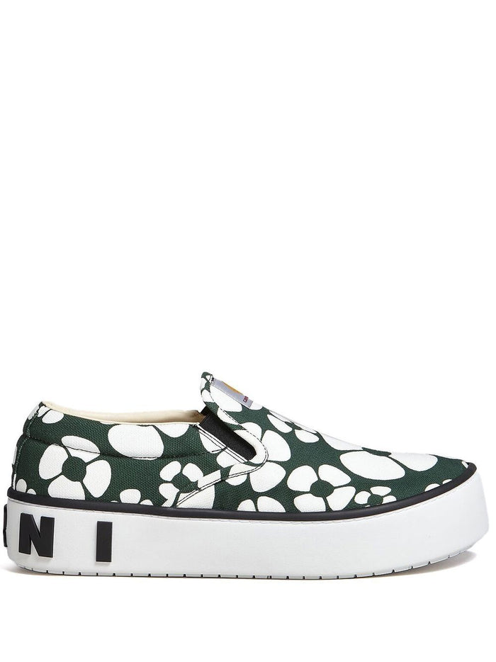 CARHARTT WIP X MARNI Sneakers Green Lining: Rubber Outer: Cotton