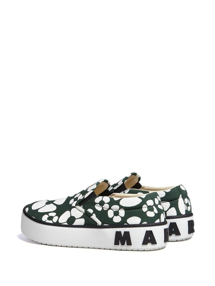 CARHARTT WIP X MARNI Sneakers Green Lining: Rubber Outer: Cotton