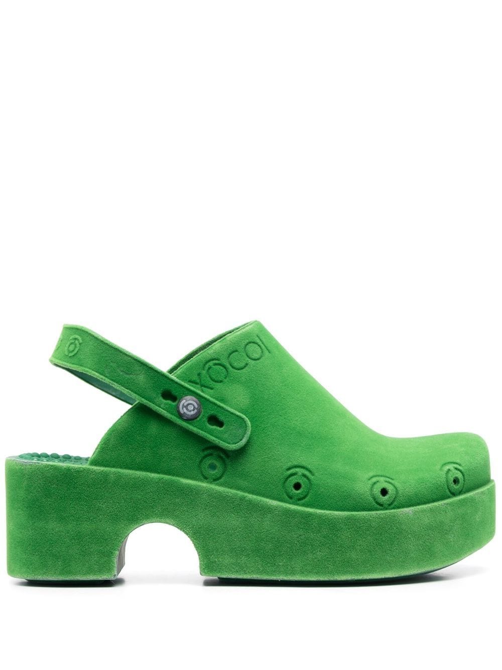 XOCOI Sandals Green Outer: Fabric