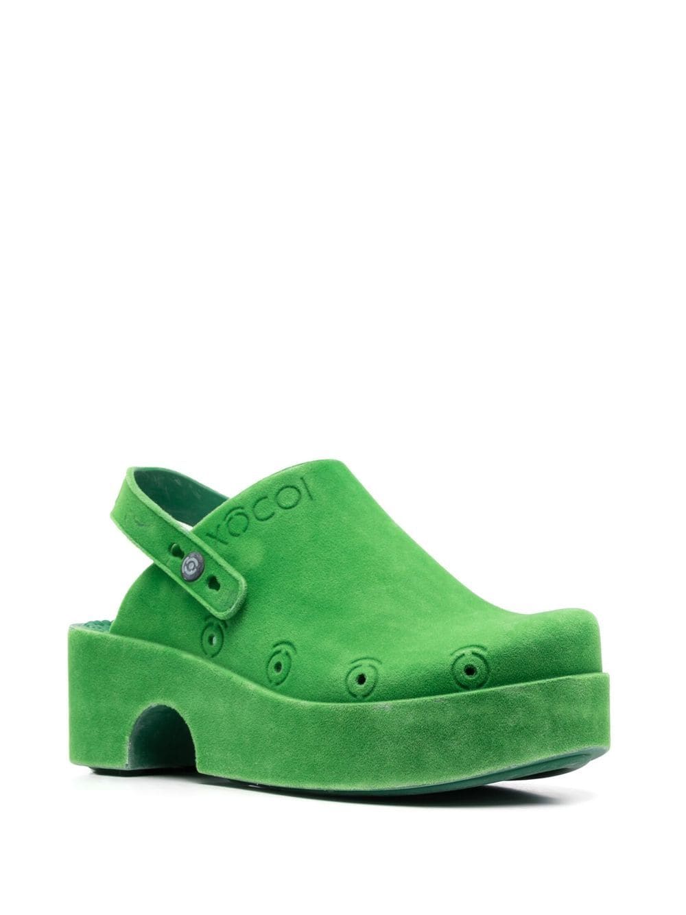 XOCOI Sandals Green Outer: Fabric
