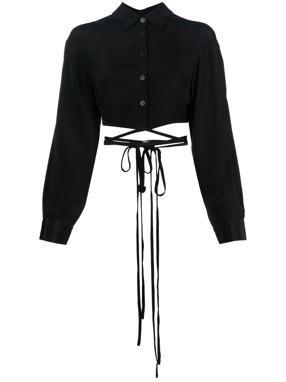 Christopher Esber Shirts Black Silk