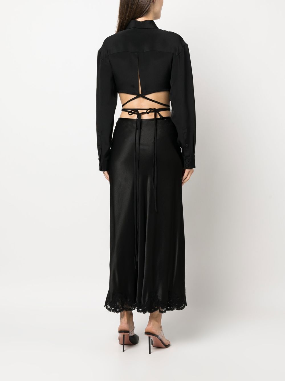 Christopher Esber Shirts Black Silk