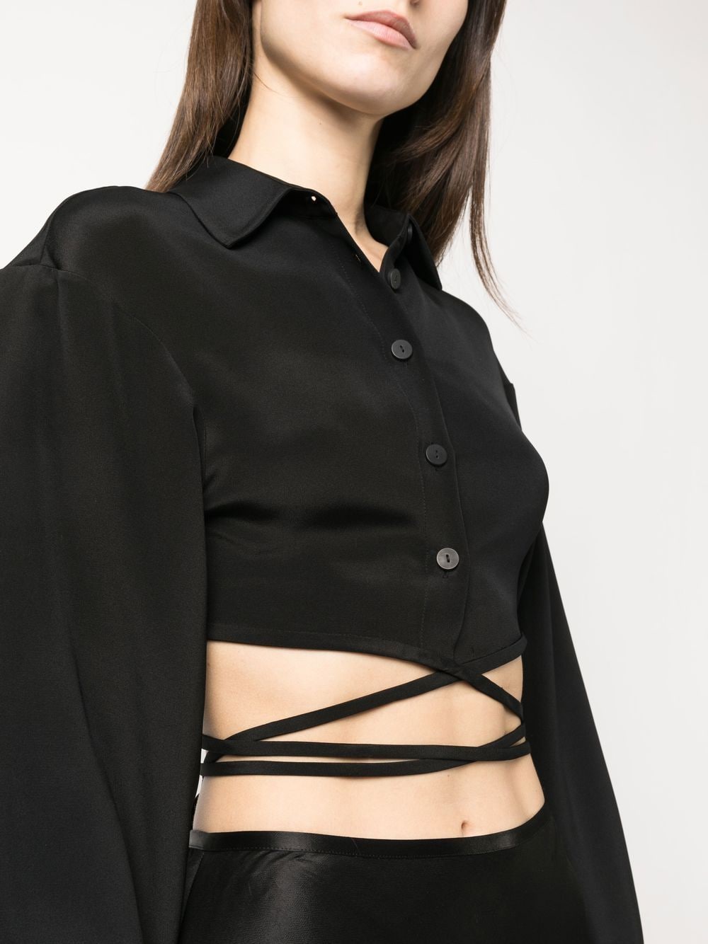 Christopher Esber Shirts Black Silk