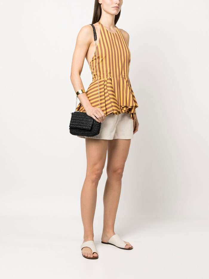 Chica Bags Black Raffia