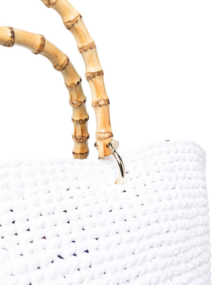 Chica Bags White Raffia