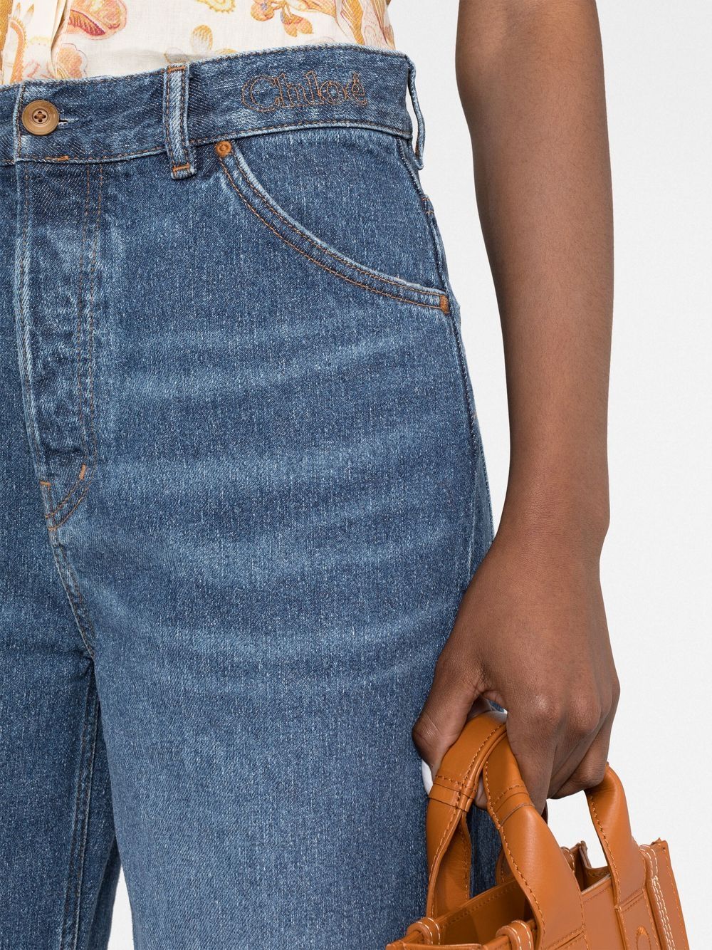 Chloè Jeans Blue Outer: Cotton