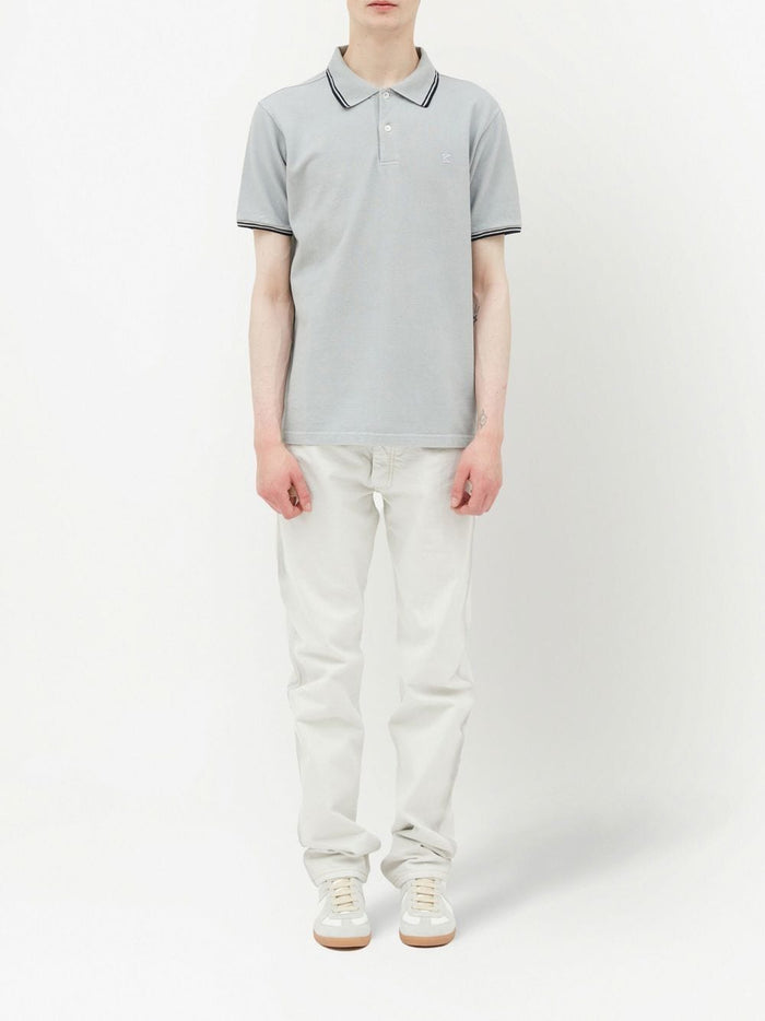 Maison Margiela T-Shirts And Polos Clear Blue Cotton