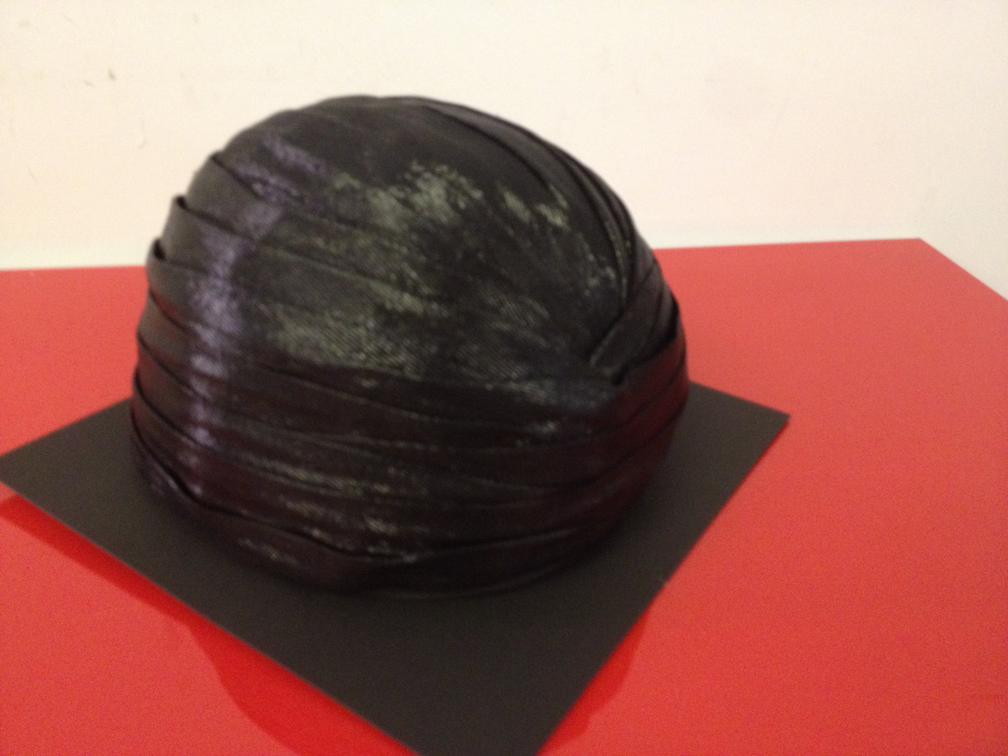 Saint Laurent Hats Black Silk Metallic Fiber