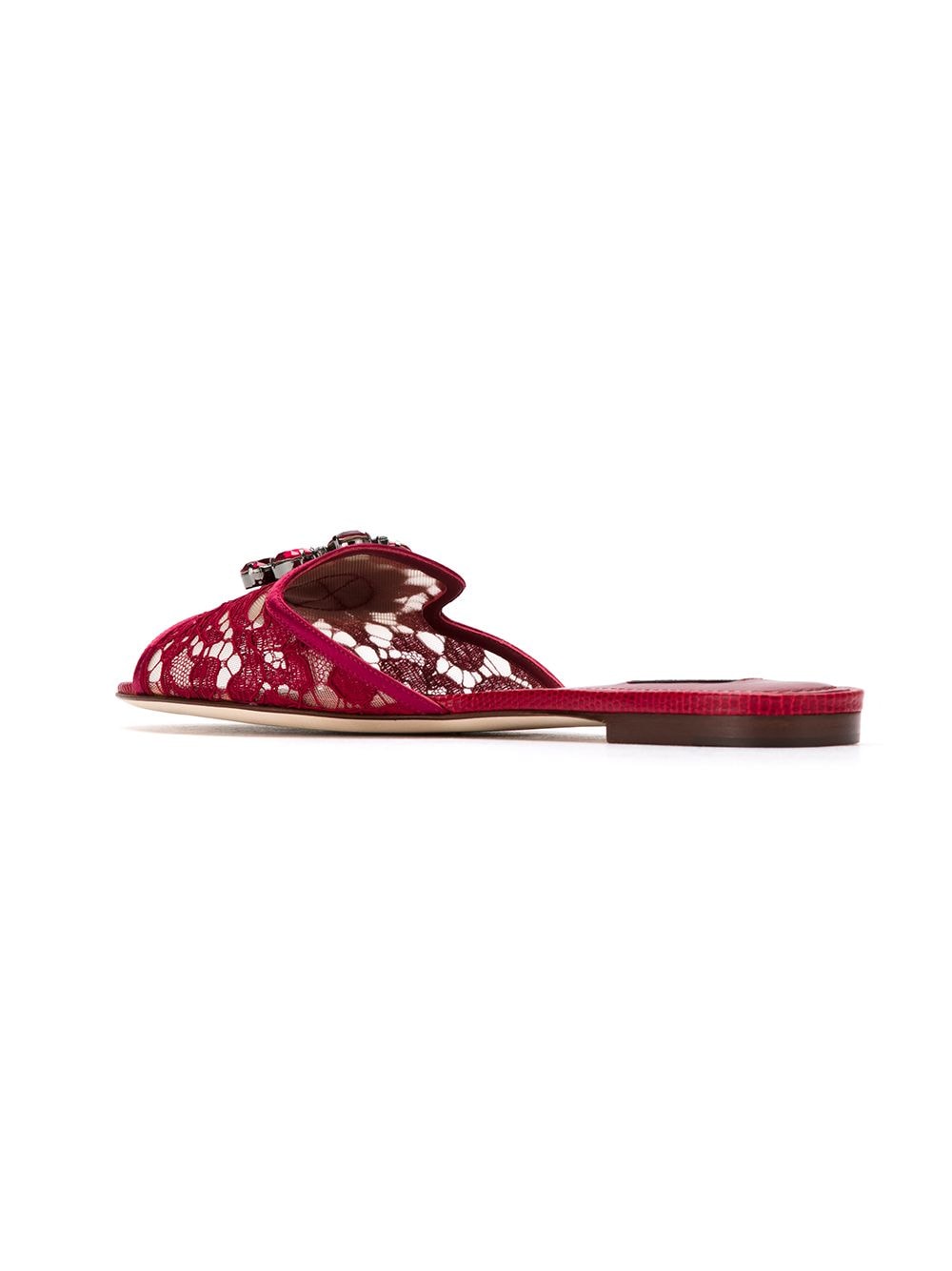 Dolce & Gabbana Sandals Red Outer: Cotton