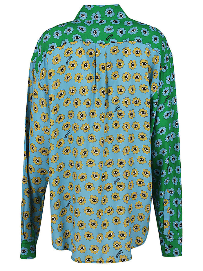 ALESSANDRO ENRIQUEZ Shirts Green Main Material: Viscose