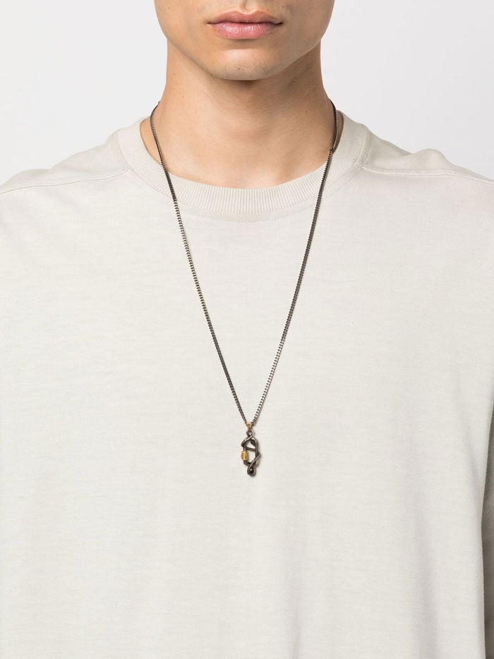 Alexander Mcqueen Bijoux Silver Palladium Plated Brass