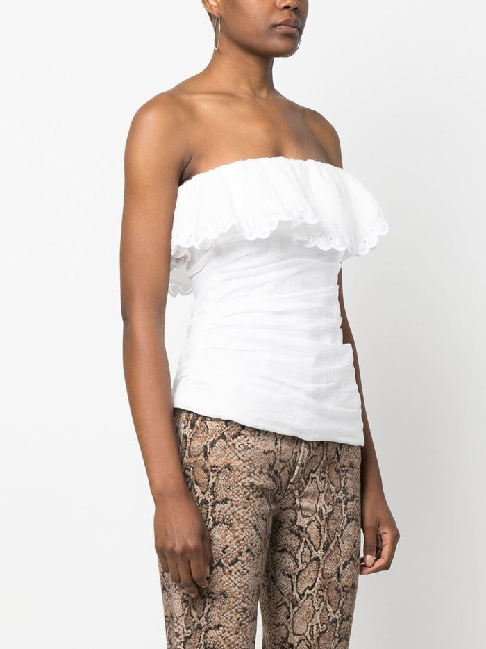 Isabel Marant Top White Lining: Cotton Outer: Ramie