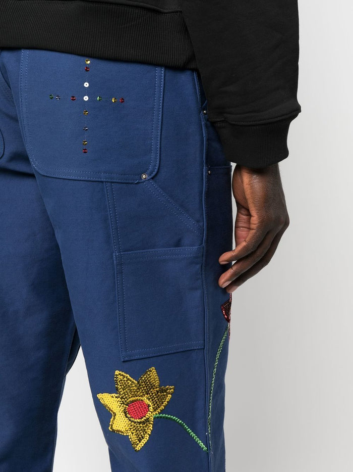 SKY HIGH FARM WORKWEAR Jeans Blue Cotton