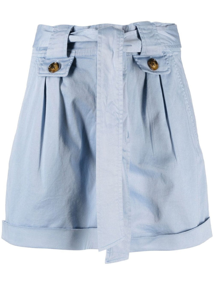 Woolrich Shorts Clear Blue Cotton
