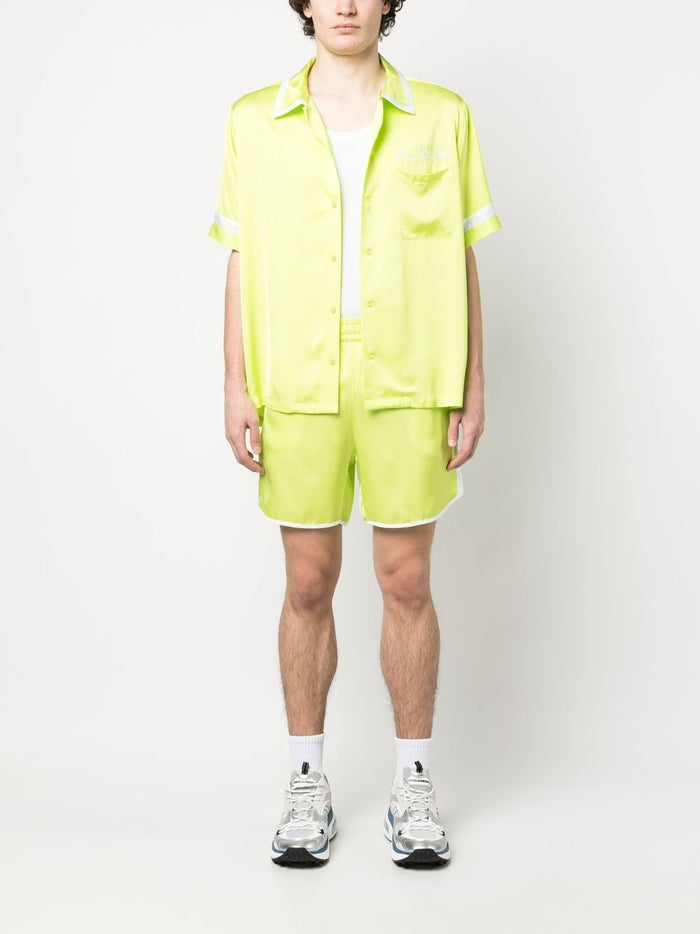 BLUE SKY INN Shorts Green Viscose