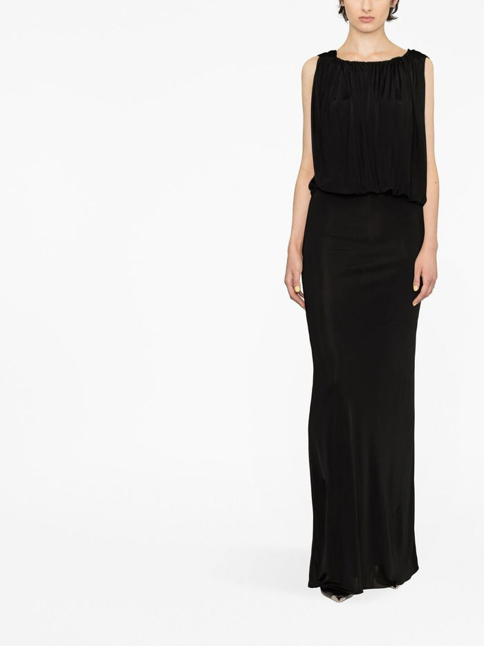 Saint Laurent Dresses Black Viscose
