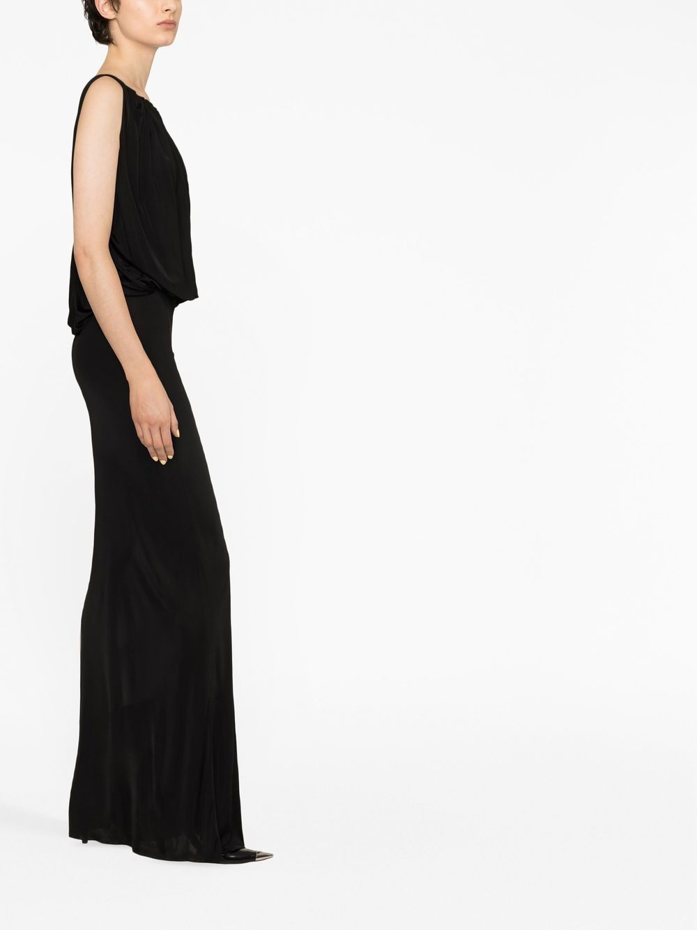 Saint Laurent Dresses Black Viscose