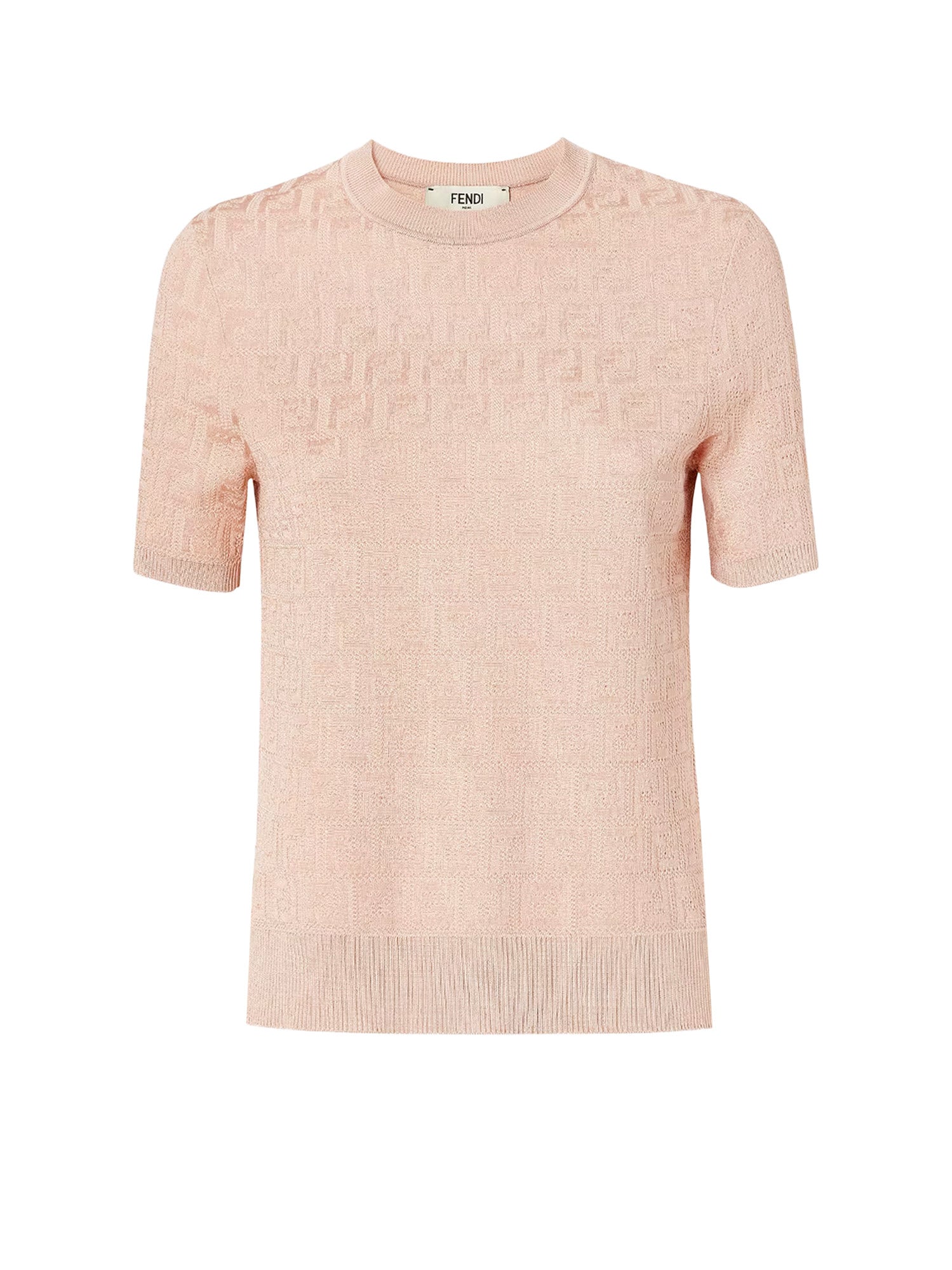Fendi Sweaters Pink Salt-25 Cotone Viscosa