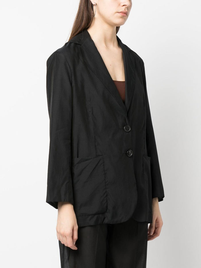 Erika Cavallini Semi-Couture Jackets Black Cotton