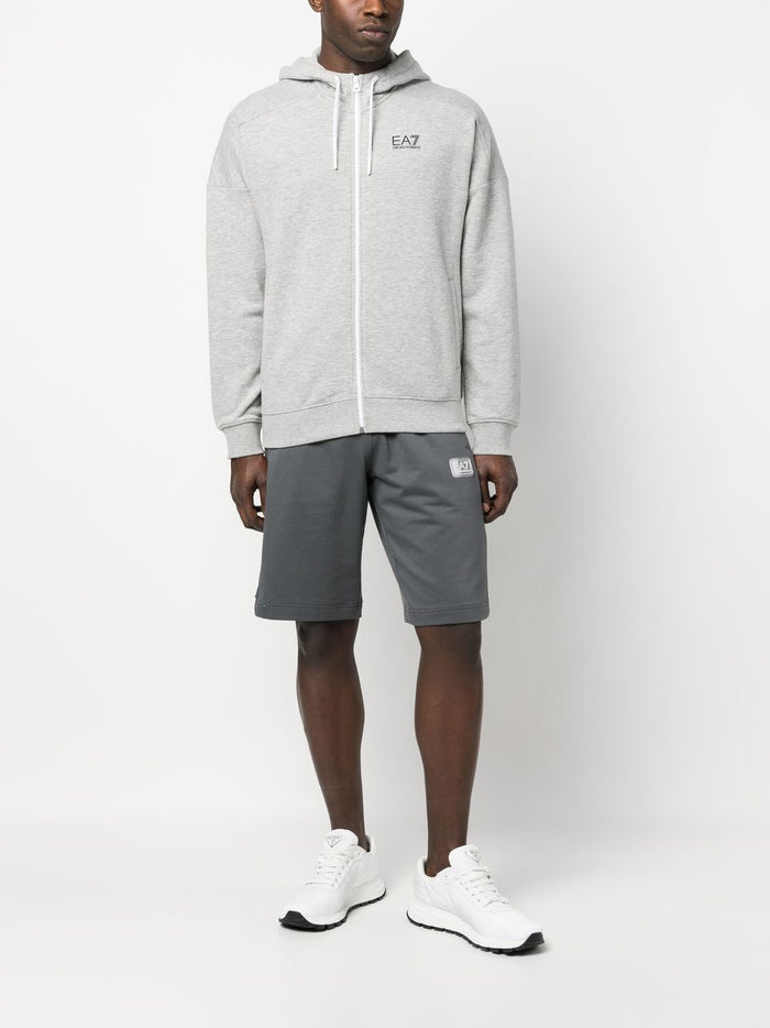 Ea7 Sweaters Grigio Outer: Cotton