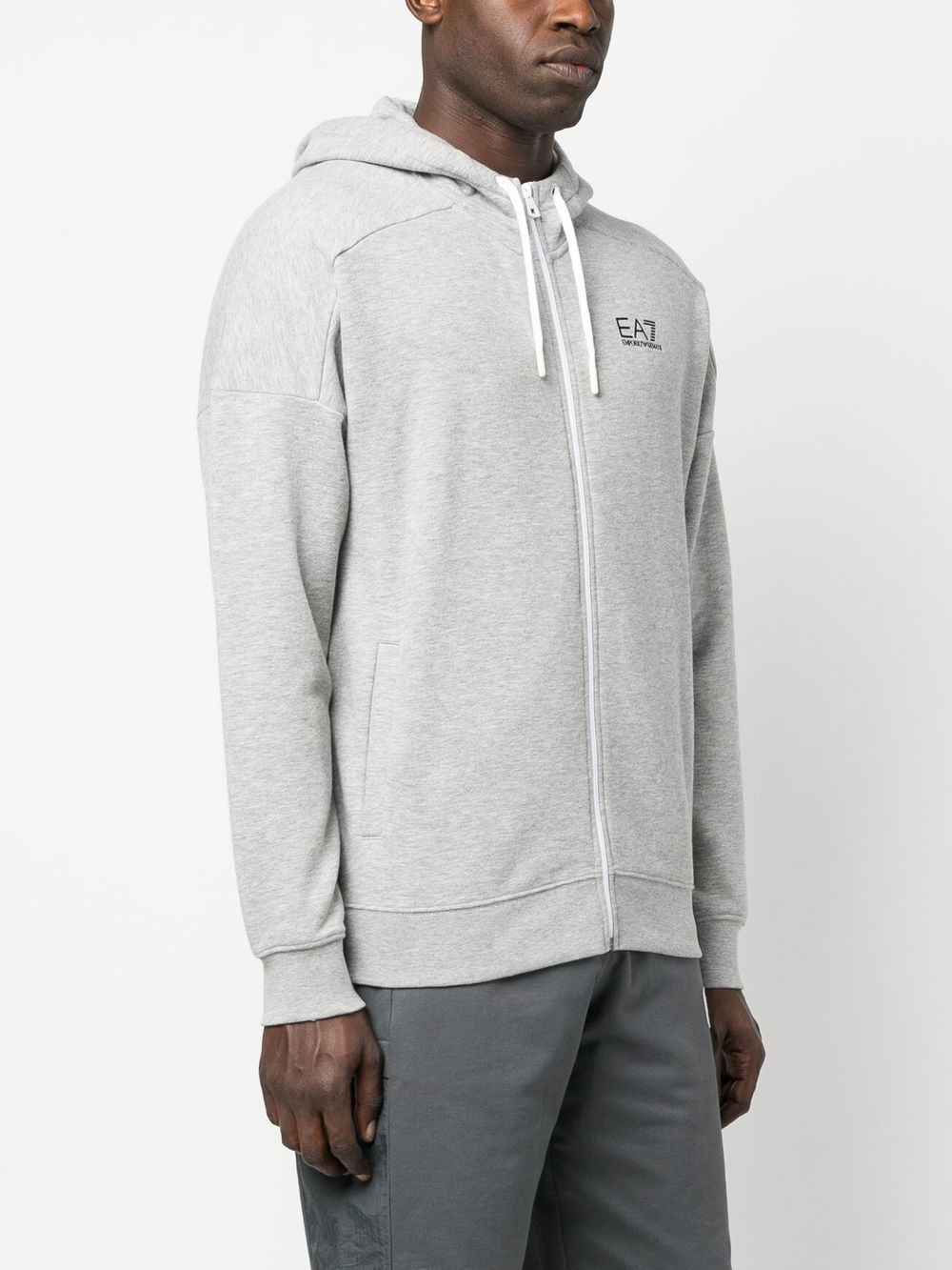 Ea7 Sweaters Grigio Outer: Cotton