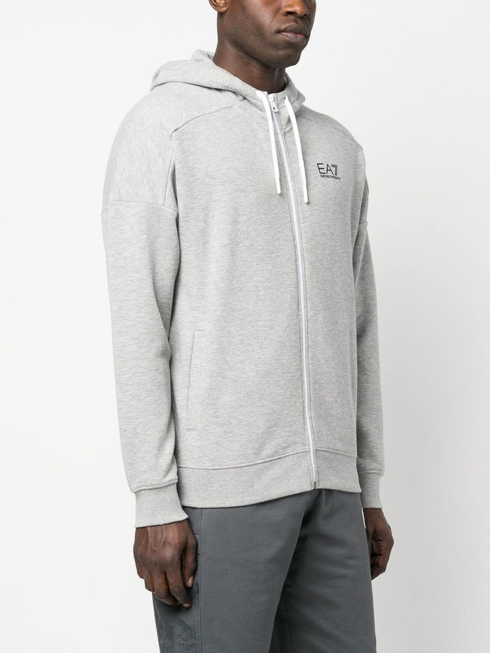 Ea7 Sweaters Grigio Outer: Cotton