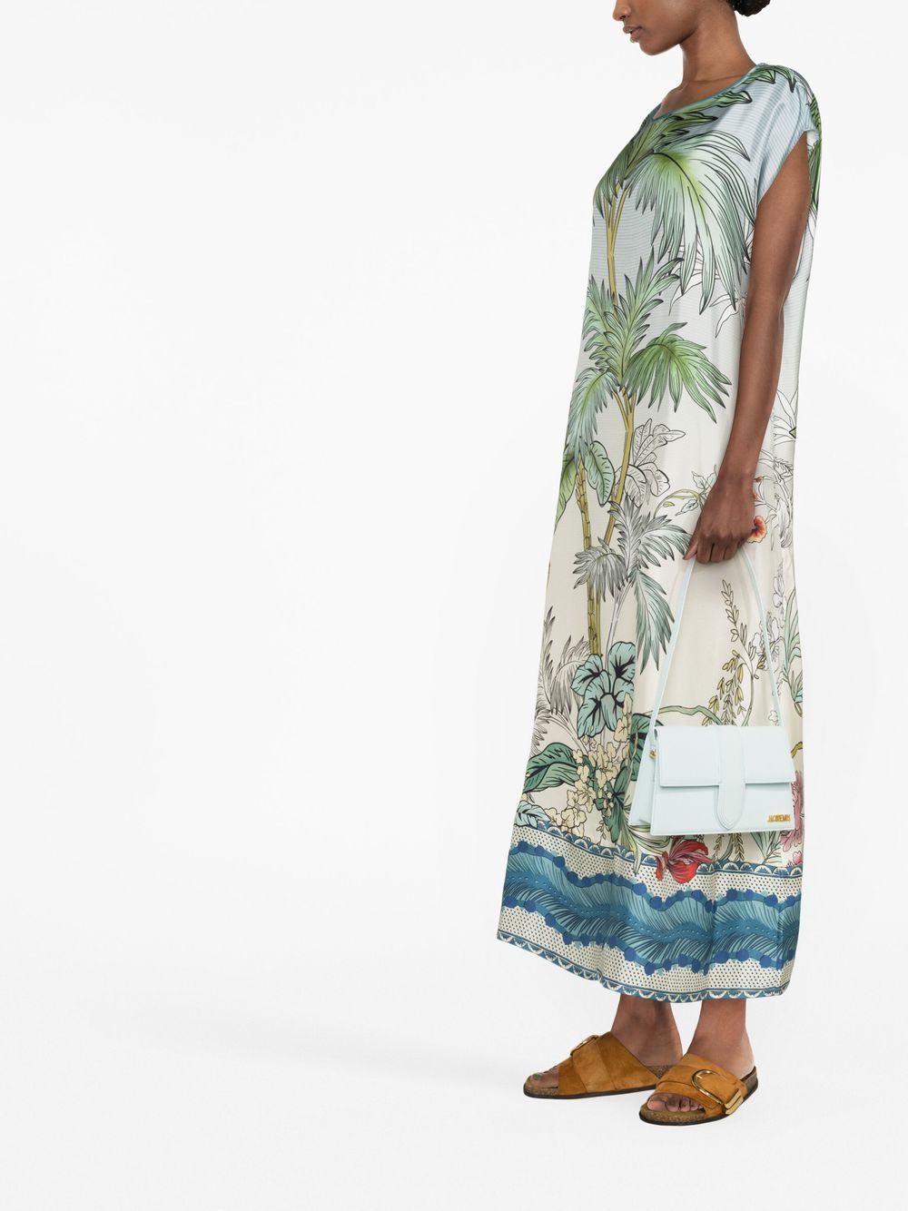 F.R.S . Dresses Clear Blue Silk