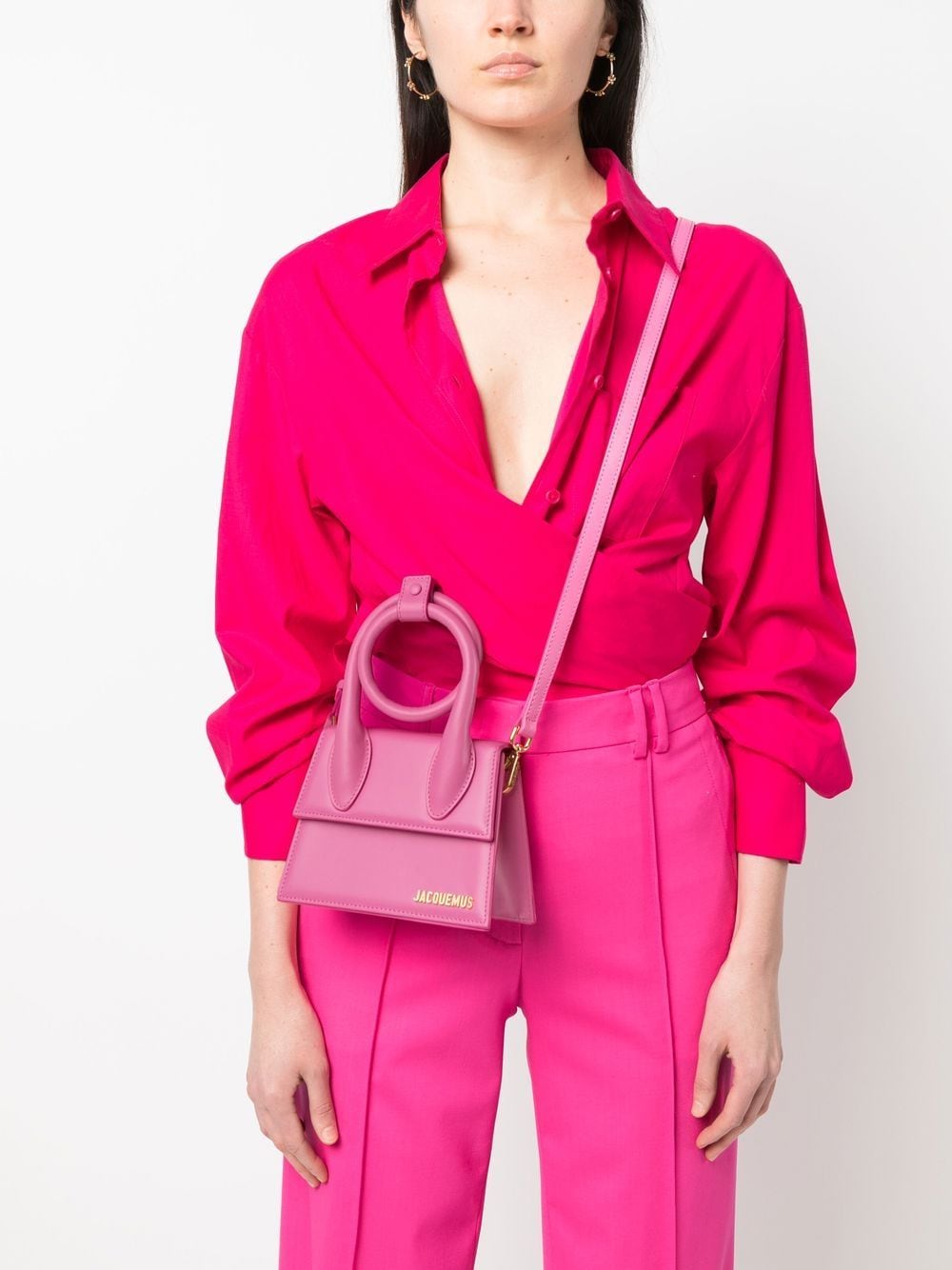 Jacquemus Bags Pink Outer: Calf Leather