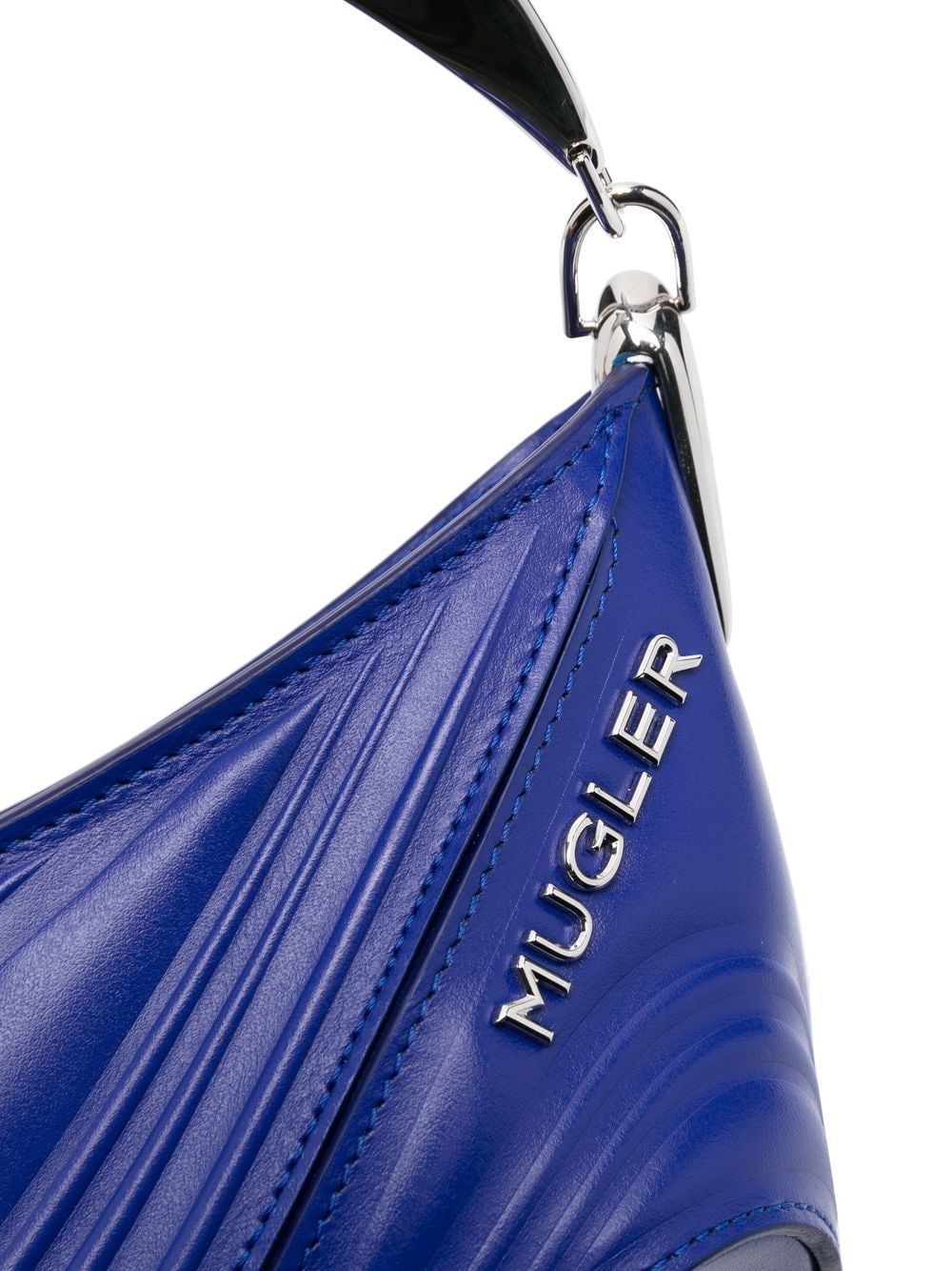 MUGLER Bags Blue Outer: Calf Leather