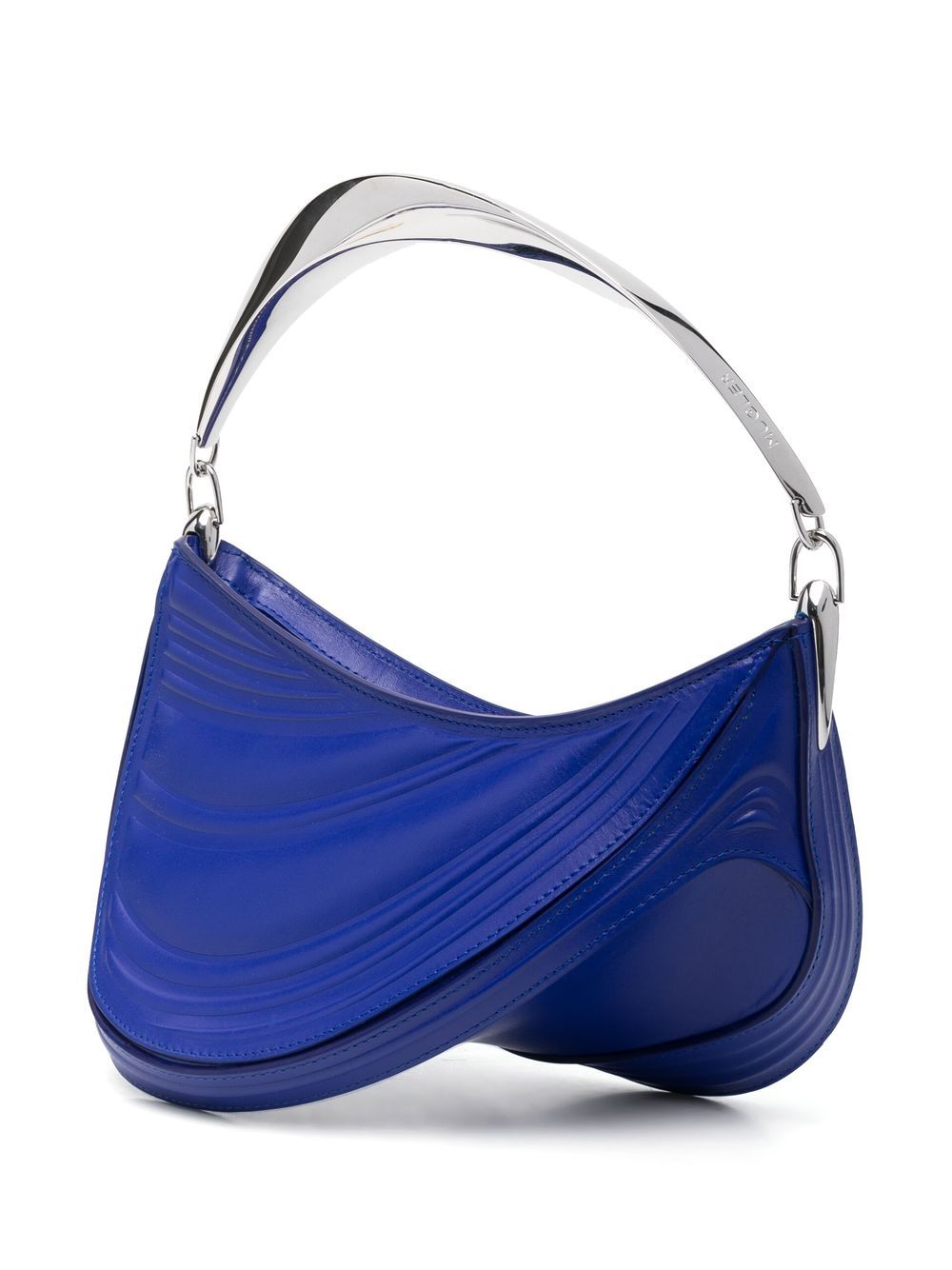 MUGLER Bags Blue Outer: Calf Leather