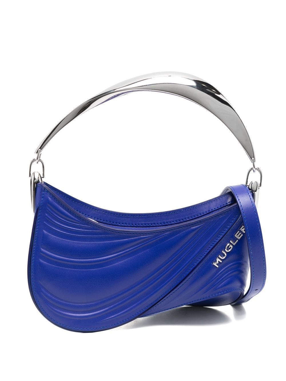 MUGLER Bags Blue Outer: Calf Leather