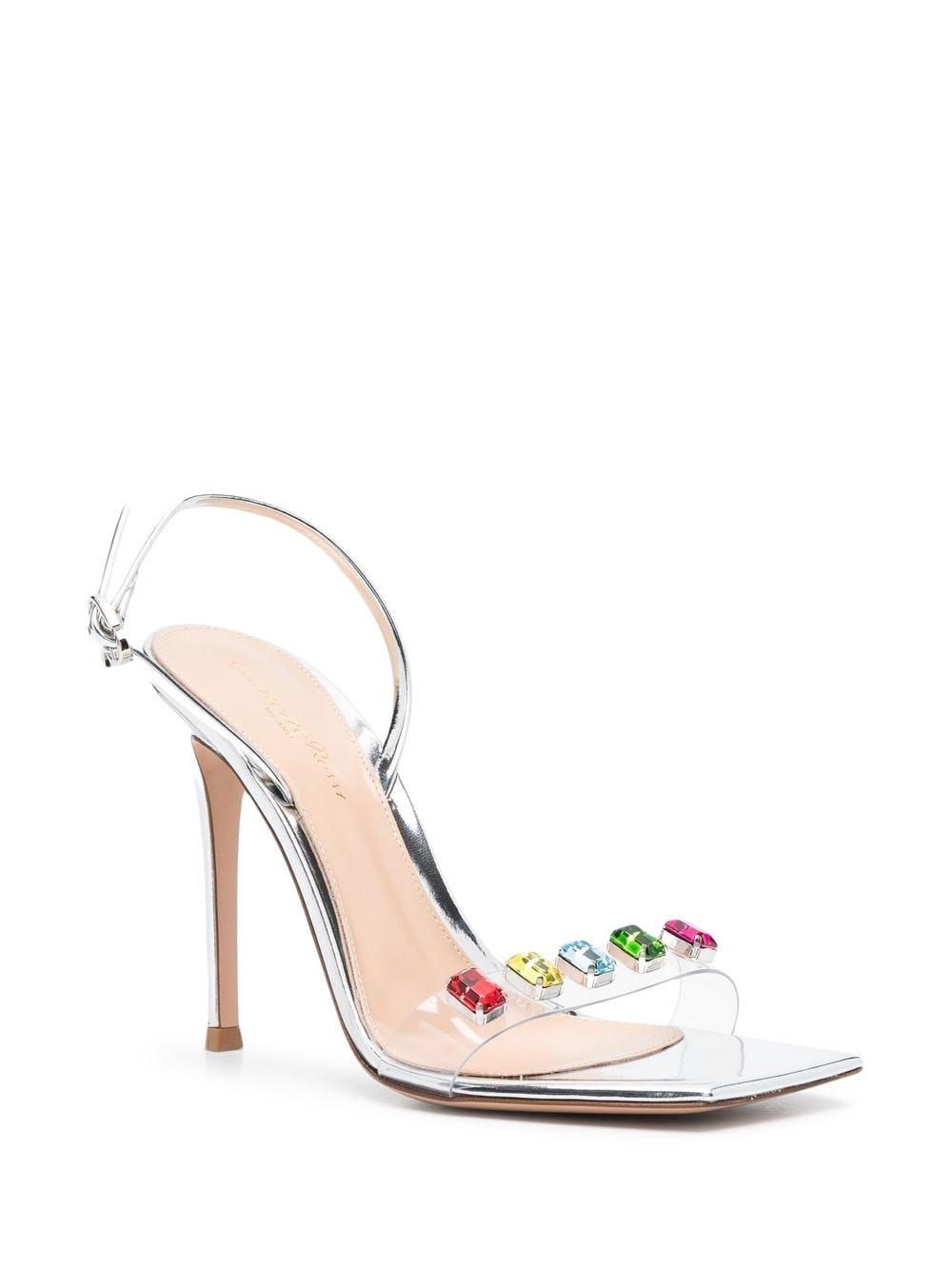 Gianvito Rossi Sandals Grey Outer: Calfskin