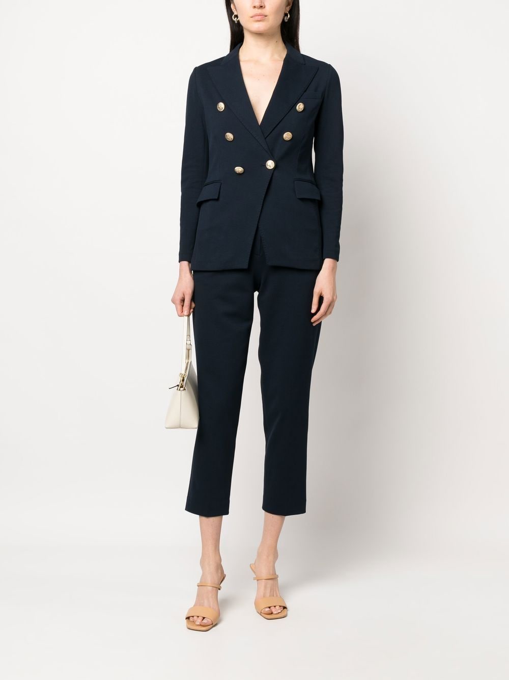 Circolo 1901 Trousers Blue Outer: Cotton