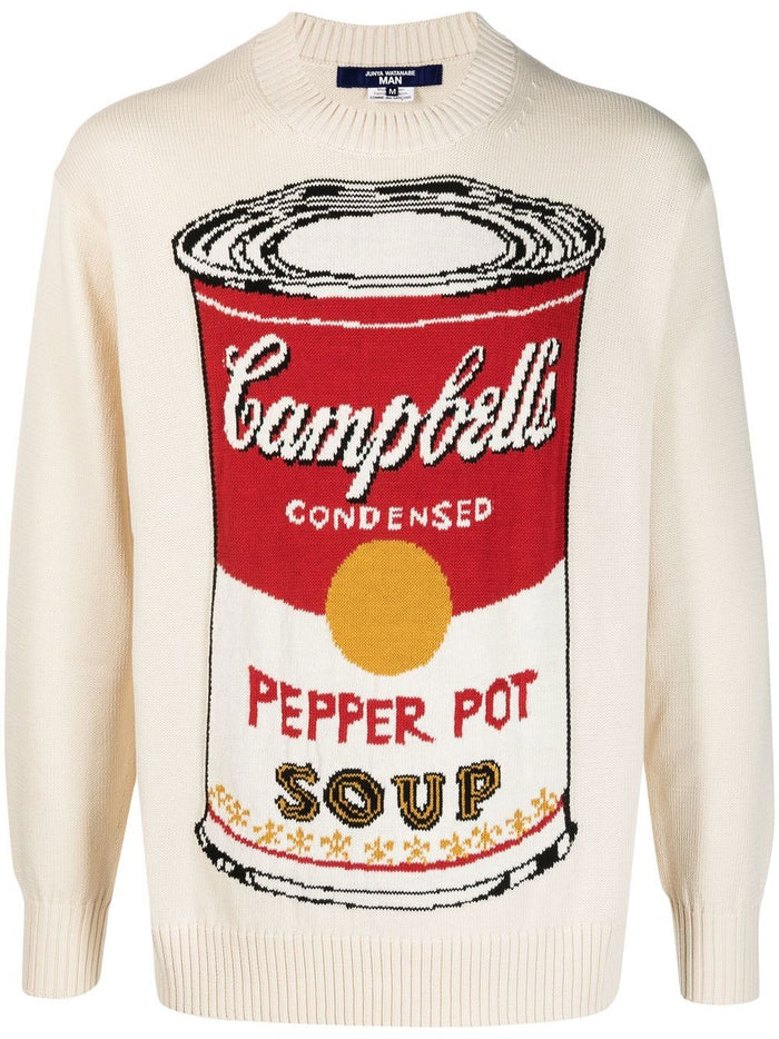 Junya Watanabe Sweaters White Cotton