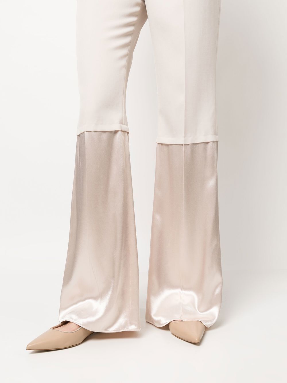 Fendi Trousers White Fleecewool