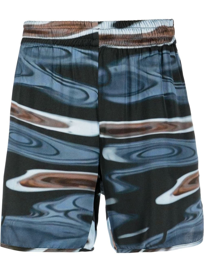 BLUE SKY INN Shorts Clear Viscose