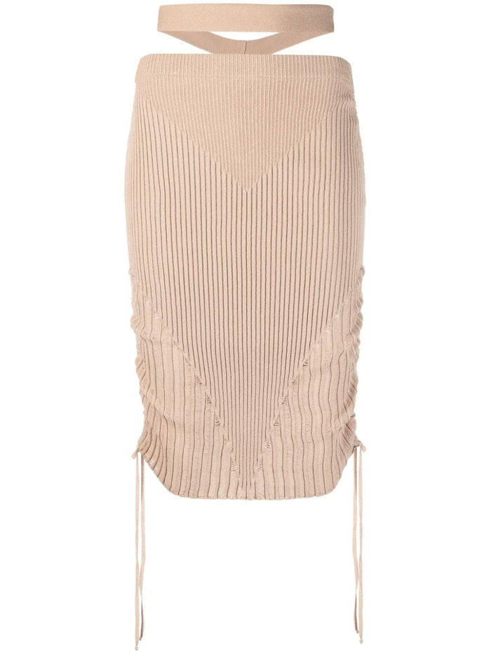 Andrea Adamo Skirts Beige Viscose
