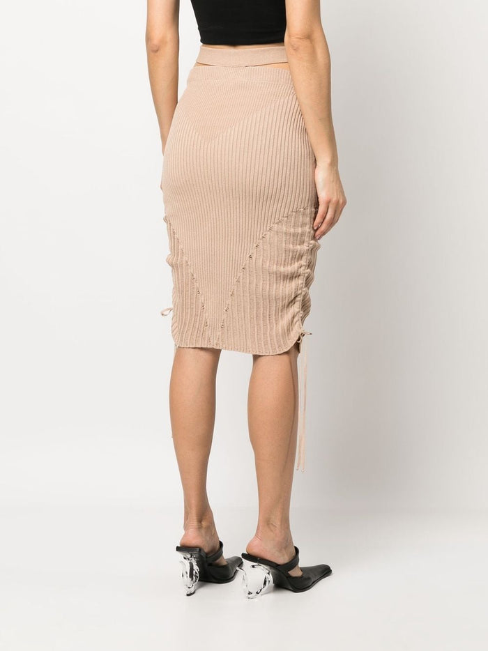 Andrea Adamo Skirts Beige Viscose